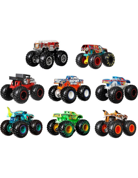 Hot Wheels Monster Trucks 8-Pack Camiones Monstruo 1:64 Hot Wheels Monster Trucks 8-Pack Camiones Monstruo 1:64