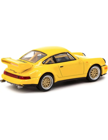 Modelo de Coche Diecast Porsche 911 RSR Amarillo 1:64
