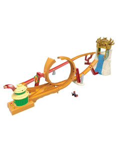 Set de Pista y Auto Hot Wheels Mario Kart - Circuito Selva 0.91m