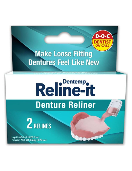 RELINER DENTAL DENTEMP RELINE-IT 2.69x8.41cm 26.96g