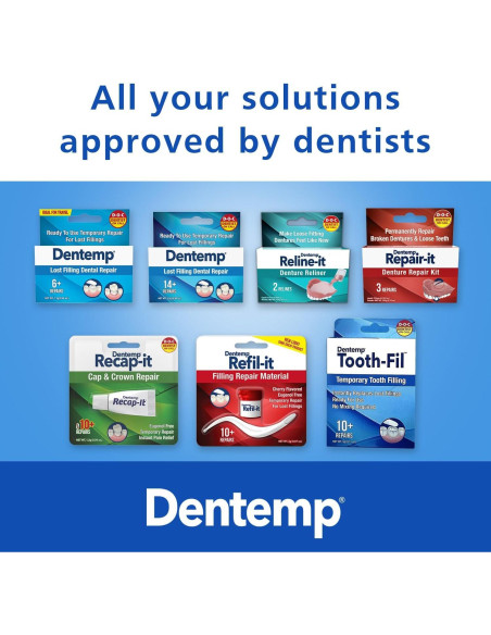 RELINER DENTAL DENTEMP RELINE-IT 2.69x8.41cm 26.96g