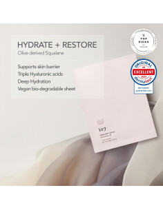 Mascarilla Facial Hidratante Squalano Cuddle - 5 Sábanas 30g 2