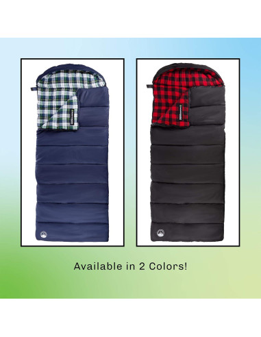 Saco de Dormir Wakeman XL 3 Estaciones 0C Impermeable