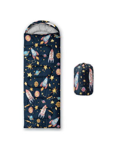 Saco de Dormir QOOMO Estándar 3 Temporadas Impermeable 229x79cm