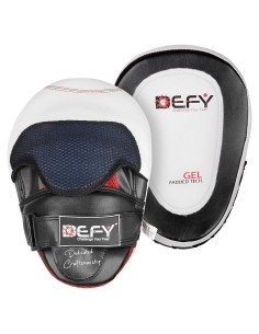 Mitones de Boxeo DEFY con Acolchado de Gel, Universal, Blanco