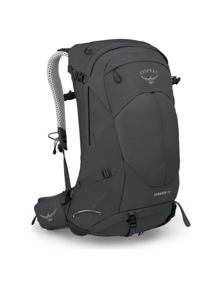 Mochila de senderismo Osprey Stratos 34L para hombres - Gris Mochila de senderismo Osprey Stratos 34L para hombres - Gris