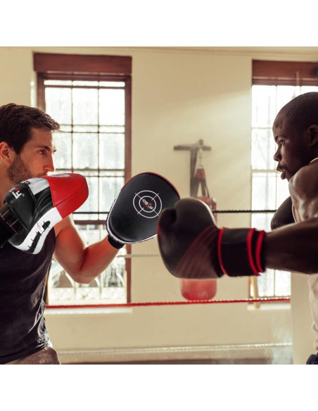 Mitts de Golpeo DEFY - Cuero Premium para Muay Thai y Boxeo