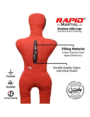 Muñeco de Lucha Rapid Martial 1.83m Sin Relleno MMA