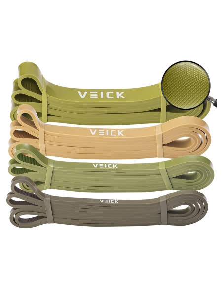 Bandas de Resistencia VEICK 4 Niveles para Ejercicio y Dominadas