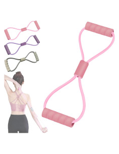 Banda de Resistencia Saludea con Mangos - 11.3 kg Rosa