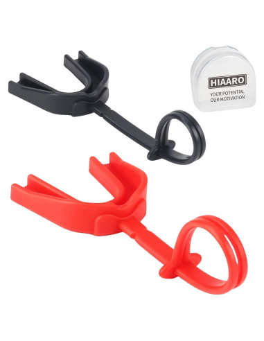 Paquete de 2 Protectores Bucales Deportivos HIAARO Ajuste Personalizado