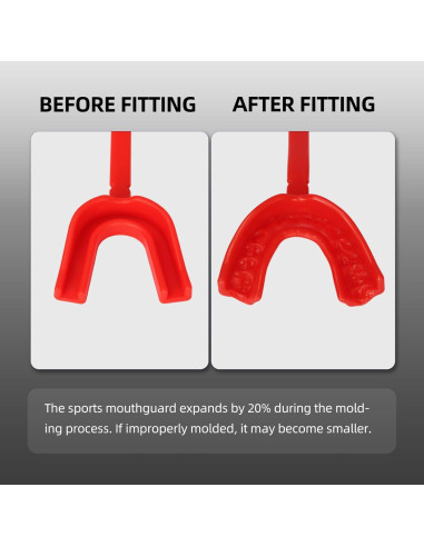 Paquete de 2 Protectores Bucales Deportivos HIAARO Ajuste Personalizado