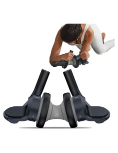 Rueda de Abdominales BERTER con Soporte para Codos - Gris