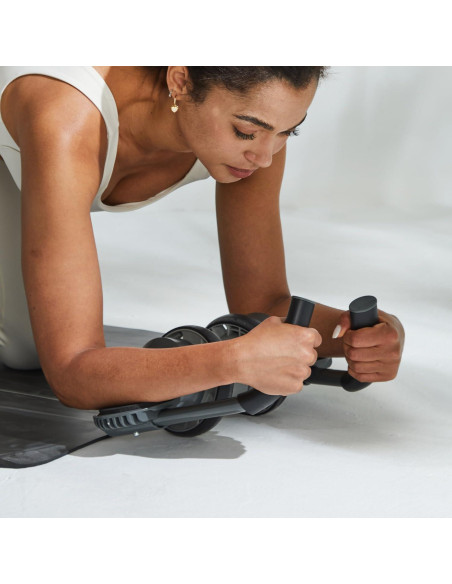 Rueda de Abdominales BERTER con Soporte para Codos - Gris