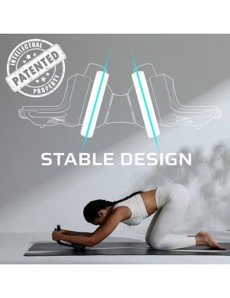 Rueda de Abdominales BERTER con Soporte para Codos - Gris