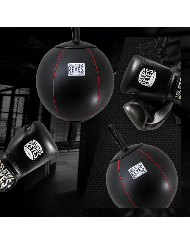 Saco de Boxeo Doble CLETO REYES Spheric 68.58 cm Negro