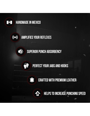 Saco de Boxeo Doble CLETO REYES Spheric 68.58 cm Negro