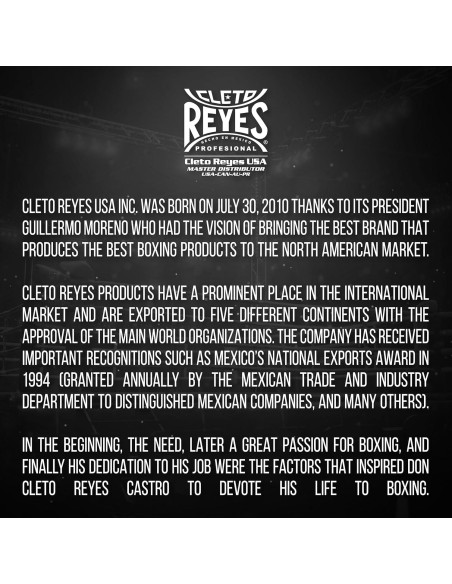 Saco de Boxeo Doble CLETO REYES Spheric 68.58 cm Negro