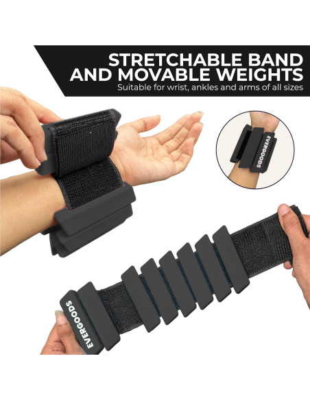 Pesas de Muñeca y Tobillo Evergoods 0.45 kg - Juego de 2