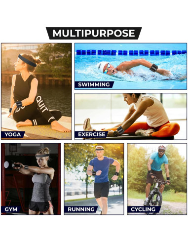 Pesas de Muñeca y Tobillo Evergoods 0.45 kg - Juego de 2