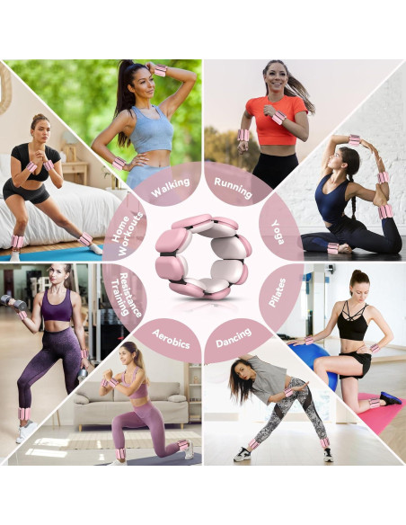 Conjunto de Pesas Ajustables para Muñeca y Tobillo Nousagra 0.45 kg