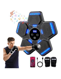 Máquina de Boxeo Musical Bluetooth SNIFITAR con Guantes