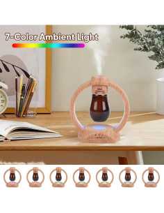 Difusor de Aceite Esencial HAPPTWS U22 Amarillo Inalámbrico 2