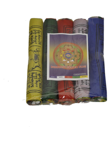 Banderas de Oración Tibetanas Everest - Paquete de 50 Unidades