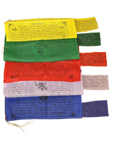 Banderas de Oración Tibetanas Grandes Everest 177.8x48.3 cm 2