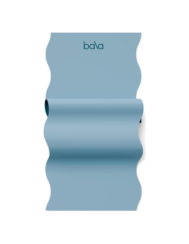 Alfombrilla de Yoga Bala Ondulada 5mm Antideslizante Mar