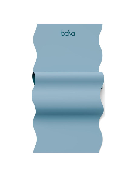 Alfombrilla de Yoga Bala Ondulada 5mm Antideslizante Mar