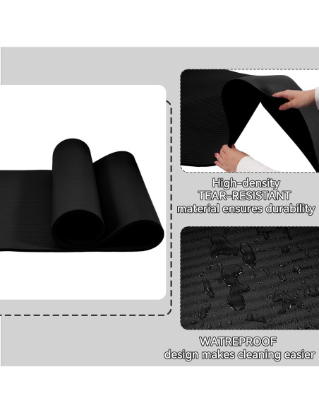 Alfombrilla de Yoga Fitvids GoYoga 180x61cm Antideslizante