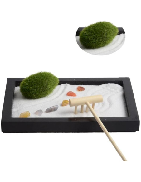 Jardín Zen Miniatura Artibetter 15x12 cm Decoración de Mesa