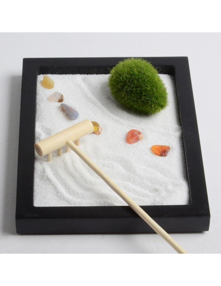 Jardín Zen Miniatura Artibetter 15x12 cm Decoración de Mesa