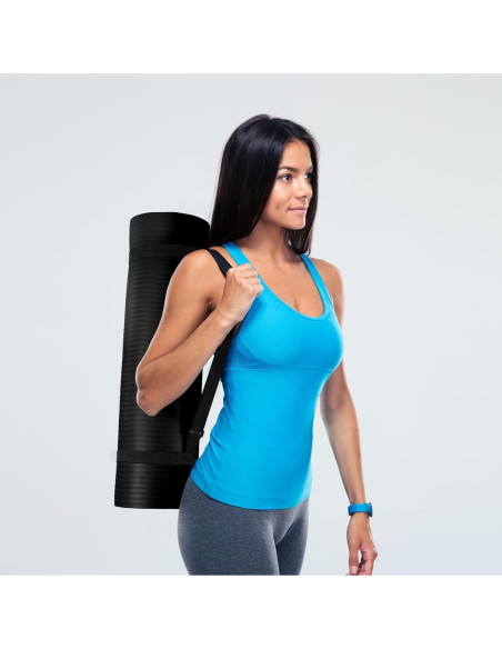 Alfombrilla de Yoga Fitvids GoYoga 180x61cm Antideslizante