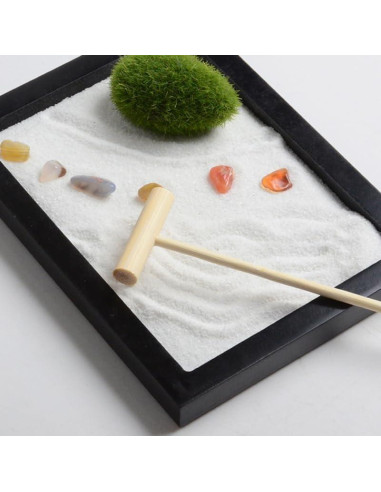 Jardín Zen Miniatura Artibetter 15x12 cm Decoración de Mesa