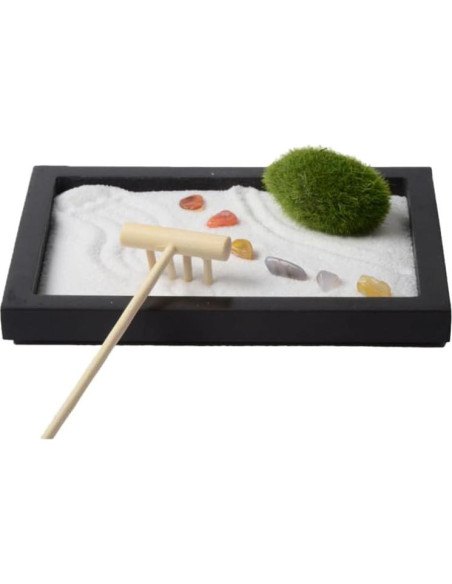 Jardín Zen Miniatura Artibetter 15x12 cm Decoración de Mesa