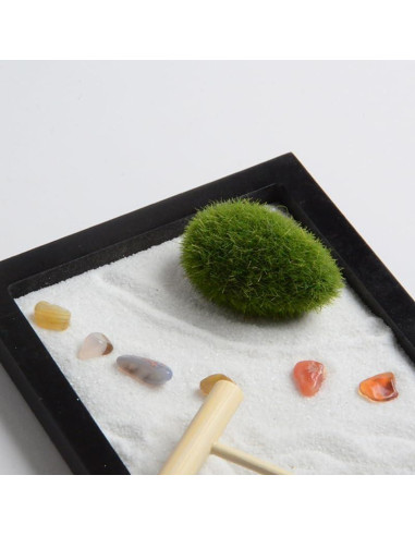 Jardín Zen Miniatura Artibetter 15x12 cm Decoración de Mesa