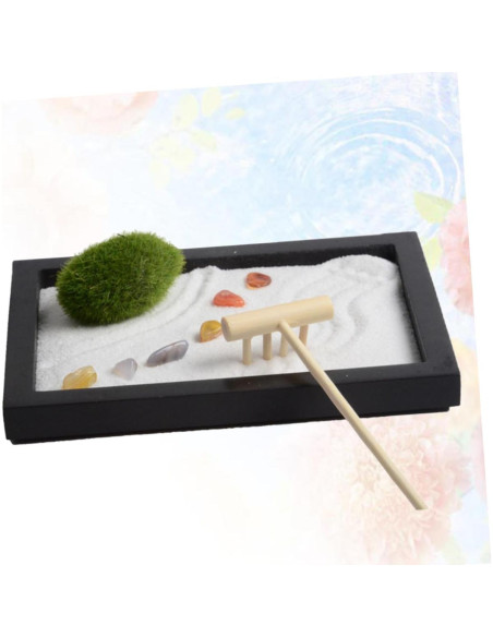 Jardín Zen Miniatura Artibetter 15x12 cm Decoración de Mesa