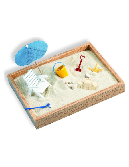 Caja de Arena Zen Ejecutiva - Jardín de Playa 20.32x25.4cm