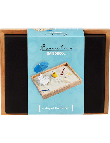 Caja de Arena Zen Ejecutiva - Jardín de Playa 20.32x25.4cm