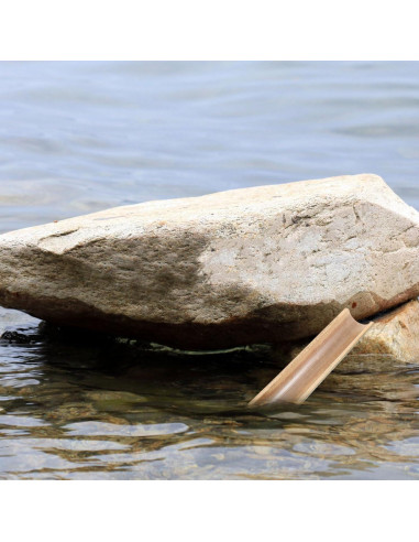 Fuente de Agua de Bambú Garneck para Jardín y Exterior 29.5x7x3.5cm