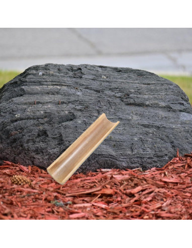 Fuente de Agua de Bambú Garneck para Jardín y Exterior 29.5x7x3.5cm