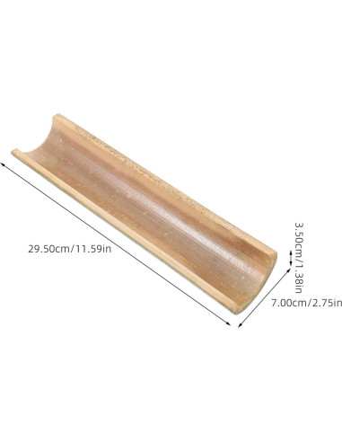 Fuente de Agua de Bambú Garneck para Jardín y Exterior 29.5x7x3.5cm