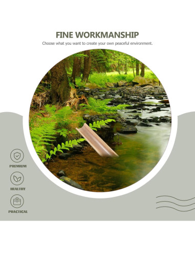 Fuente de Agua de Bambú Garneck para Jardín y Exterior 29.5x7x3.5cm