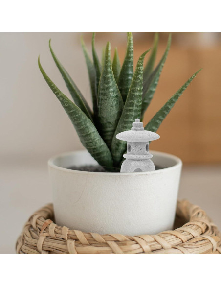 Adorno de Pagoda Hemoton para Jardín Zen - Arenisca 3.2x2.1cm