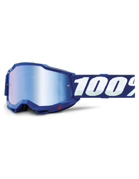 Gafas 100% Accuri 2 para Motocross y Ciclismo - Azul Espejo