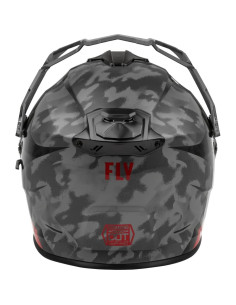 Casco FLY Racing Trekker Pulse Negro Camo/Rojo SM - ECE DOT 2