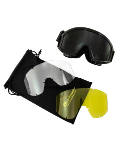 Kit de Gafas de Motocicleta Birdz Vulture OTG con Lentes Intercambiables