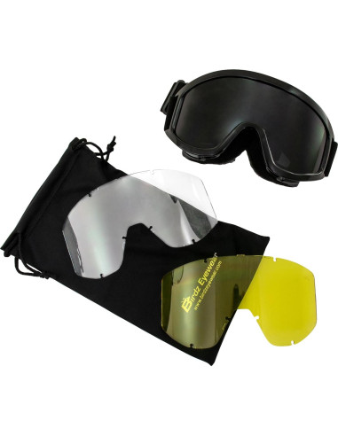 Kit de Gafas de Motocicleta Birdz Vulture OTG con Lentes Intercambiables